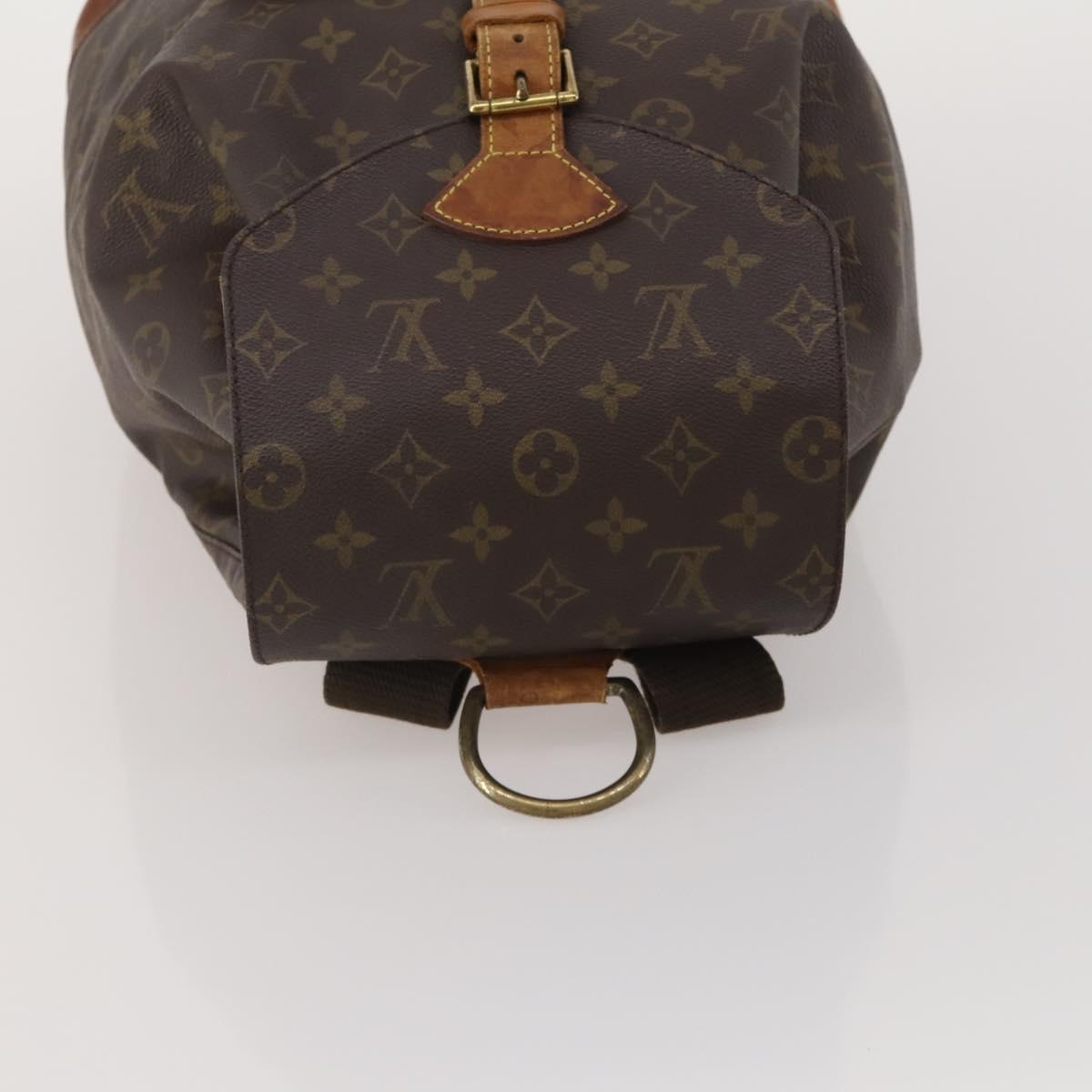 LOUIS VUITTON Monogram Montsouris GM Backpack M51135 LV Auth 198914