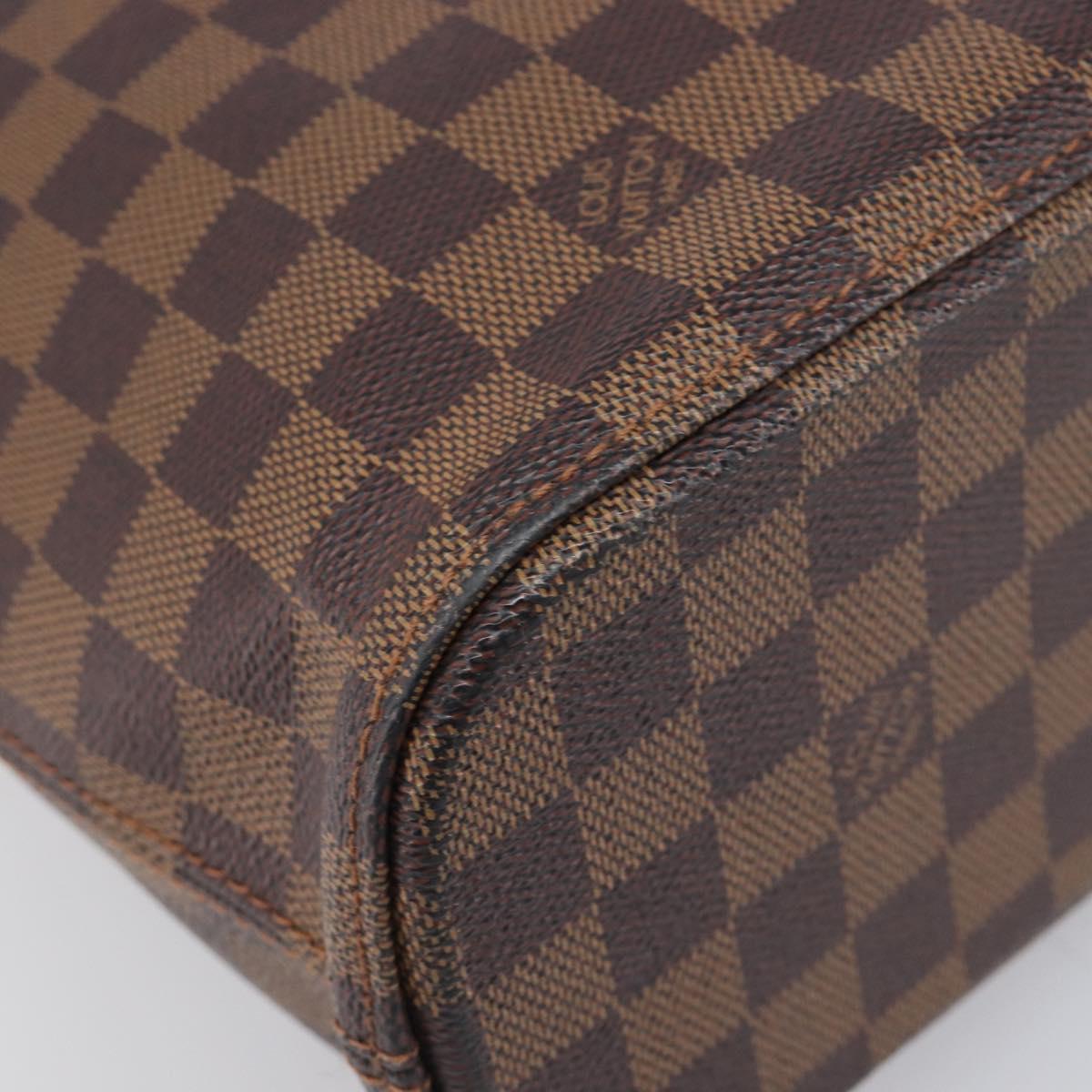 LOUIS VUITTON Damier Ebene Vavin GM Tote Bag N51169 LV Auth 198915