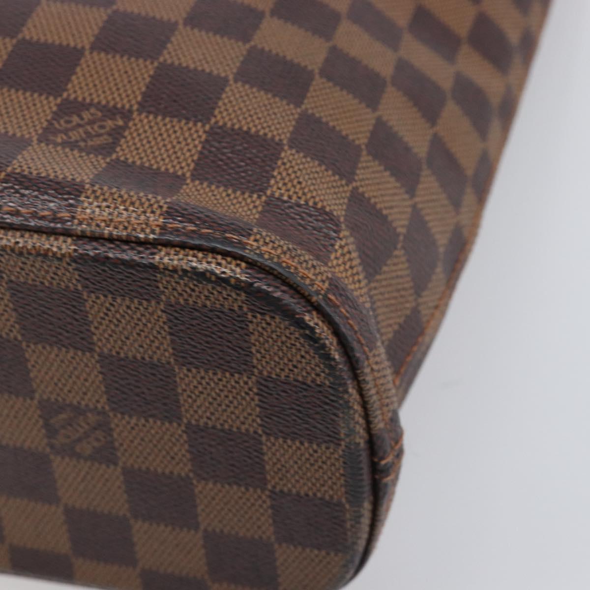 LOUIS VUITTON Damier Ebene Vavin GM Tote Bag N51169 LV Auth 198915