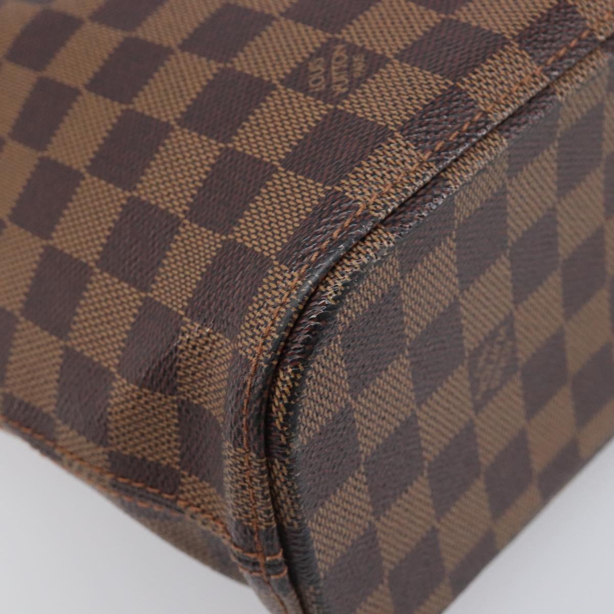 LOUIS VUITTON Damier Ebene Vavin GM Tote Bag N51169 LV Auth 198915