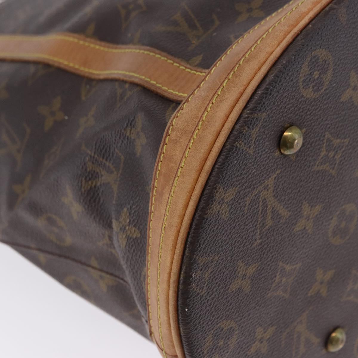 LOUIS VUITTON Monogram Bucket GM Shoulder Bag M42236 LV Auth 198919