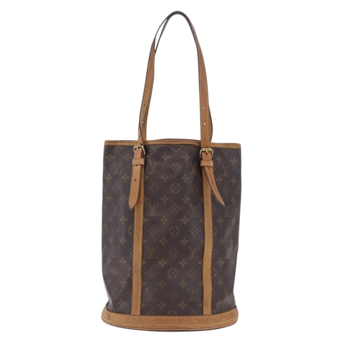 LOUIS VUITTON Monogram Bucket GM Shoulder Bag M42236 LV Auth 198919