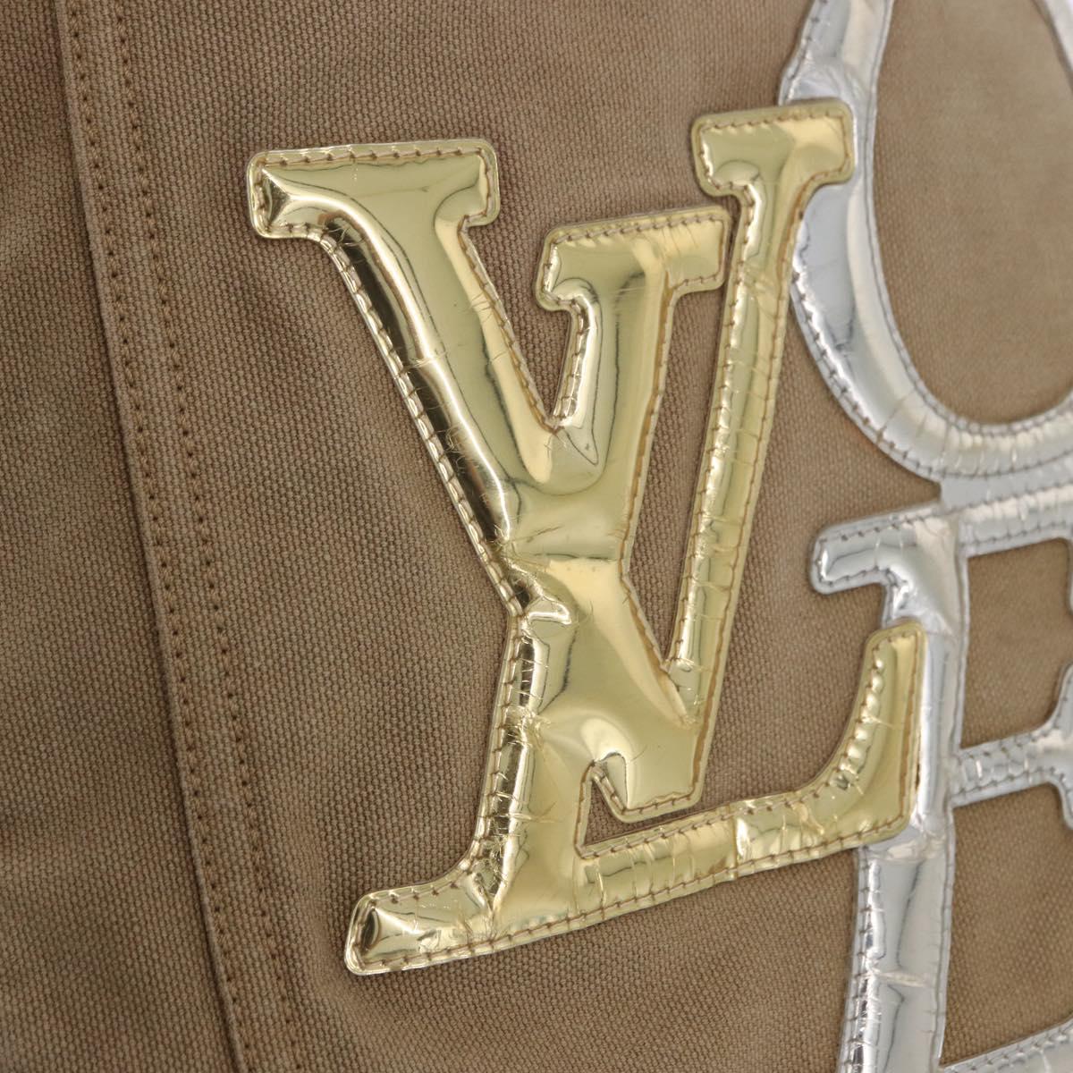 LOUIS VUITTON That's Love MM Tote Bag Canvas Brown M95466 LV Auth 198927A
