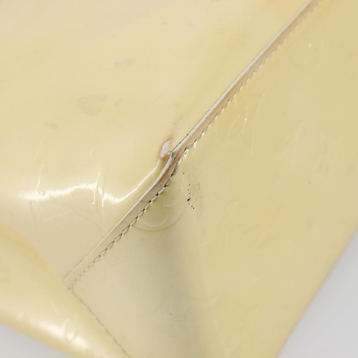 LOUIS VUITTON Monogram Vernis Reade PM Hand Bag Gris M91145 LV Auth 198934