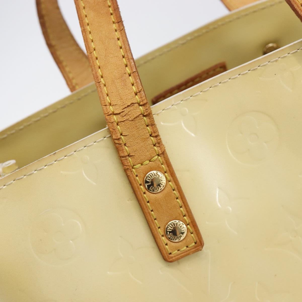 LOUIS VUITTON Monogram Vernis Reade PM Hand Bag Gris M91145 LV Auth 198934