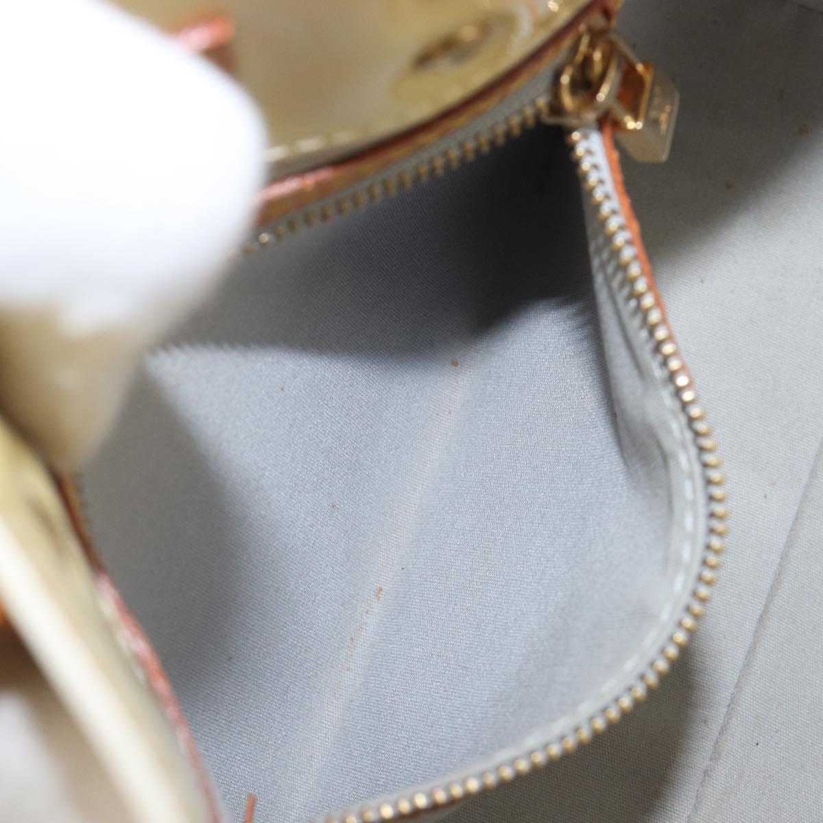 LOUIS VUITTON Monogram Vernis Reade PM Hand Bag Gris M91145 LV Auth 198934