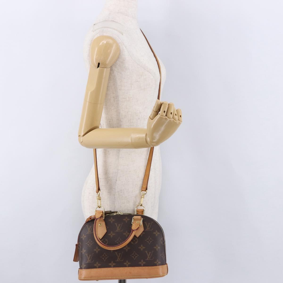LOUIS VUITTON Monogram Alma BB Hand Bag M53152 LV Auth 198935V
