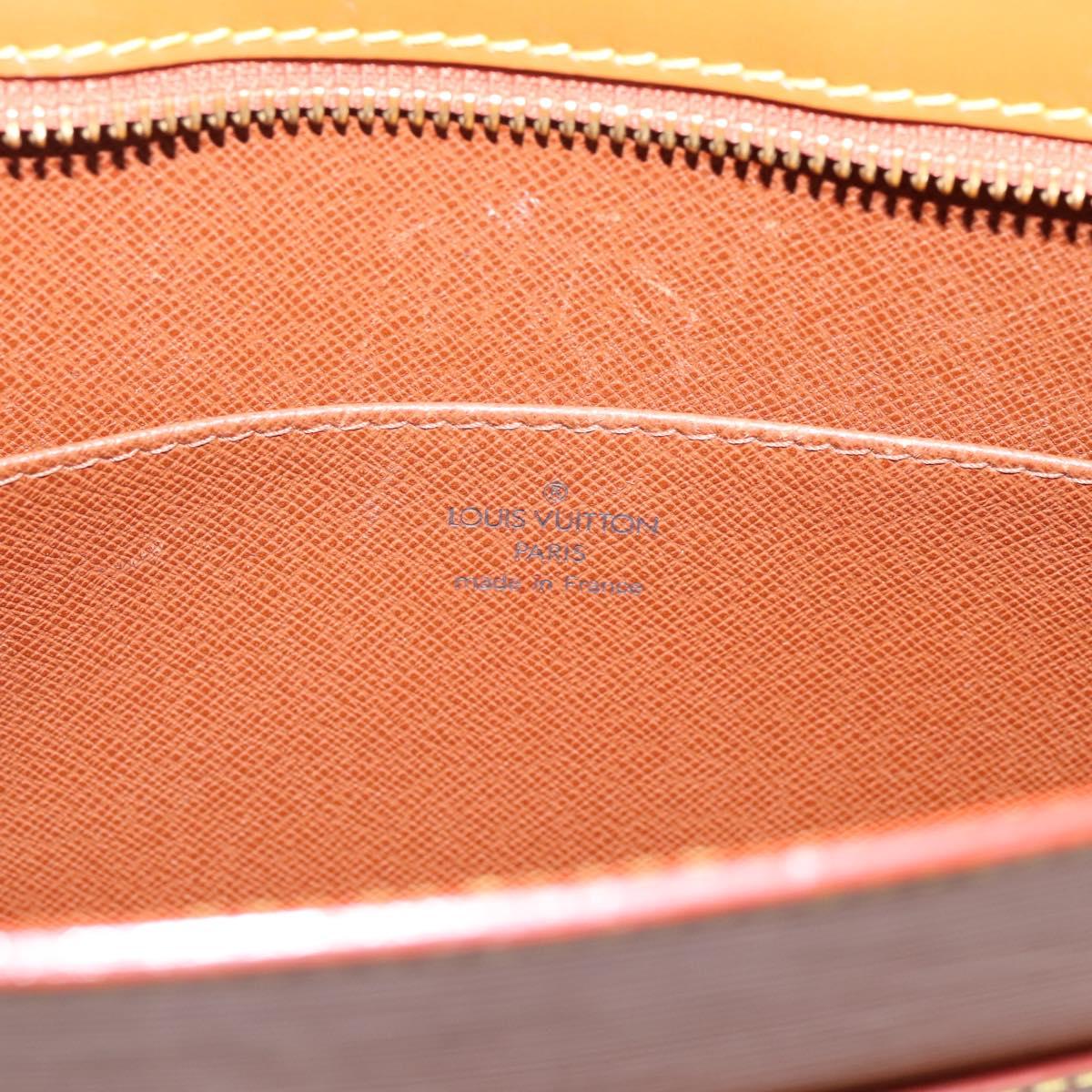 LOUIS VUITTON Epi Pochette Homme Clutch Bag Brown M52528 LV Auth 198936