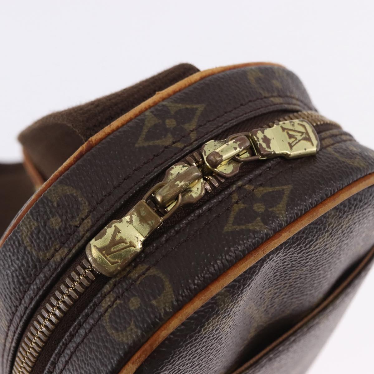 LOUIS VUITTON Monogram Pochette Gange Shoulder Bag M51870 LV Auth 198937