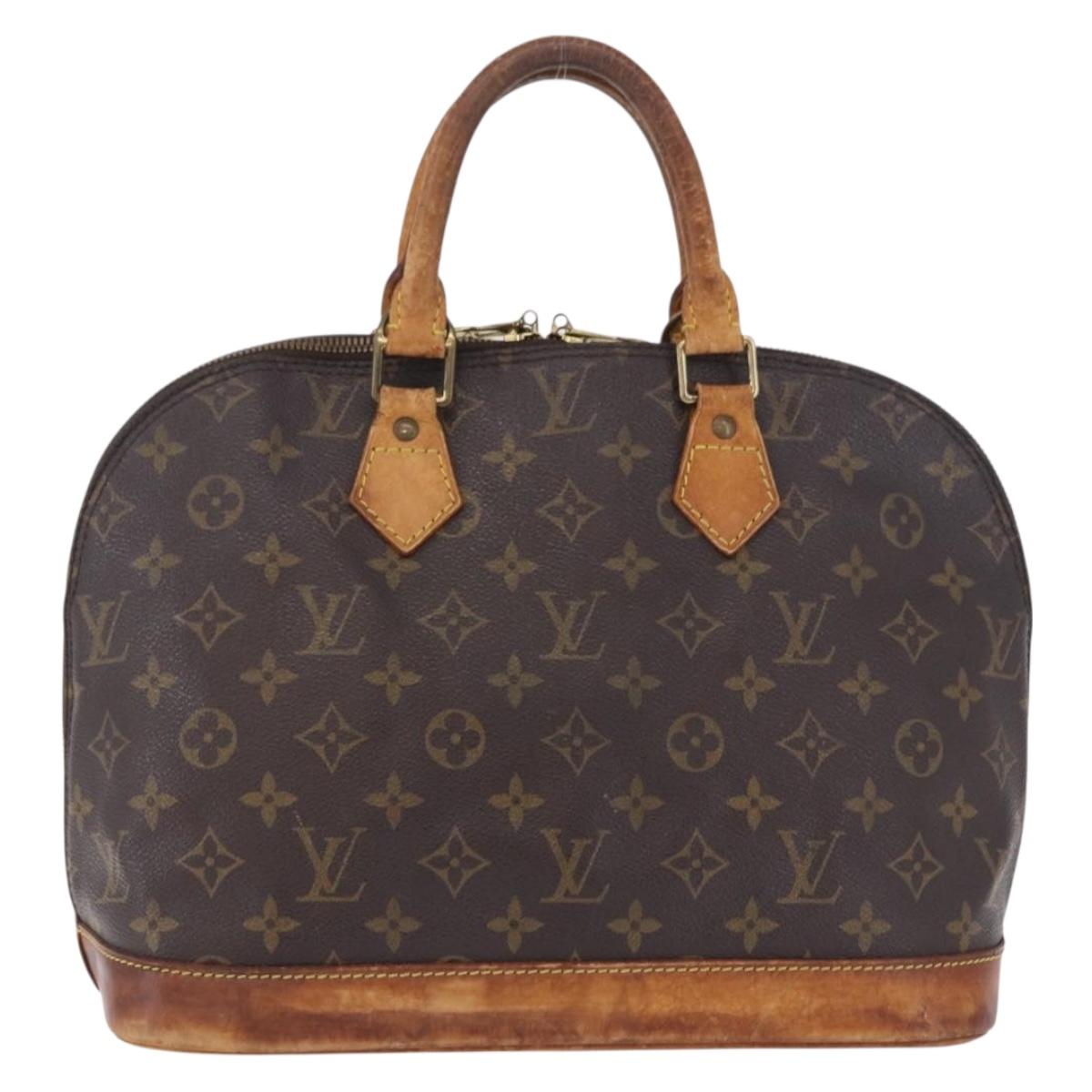LOUIS VUITTON Monogram Alma Hand Bag M51130 LV Auth 198938