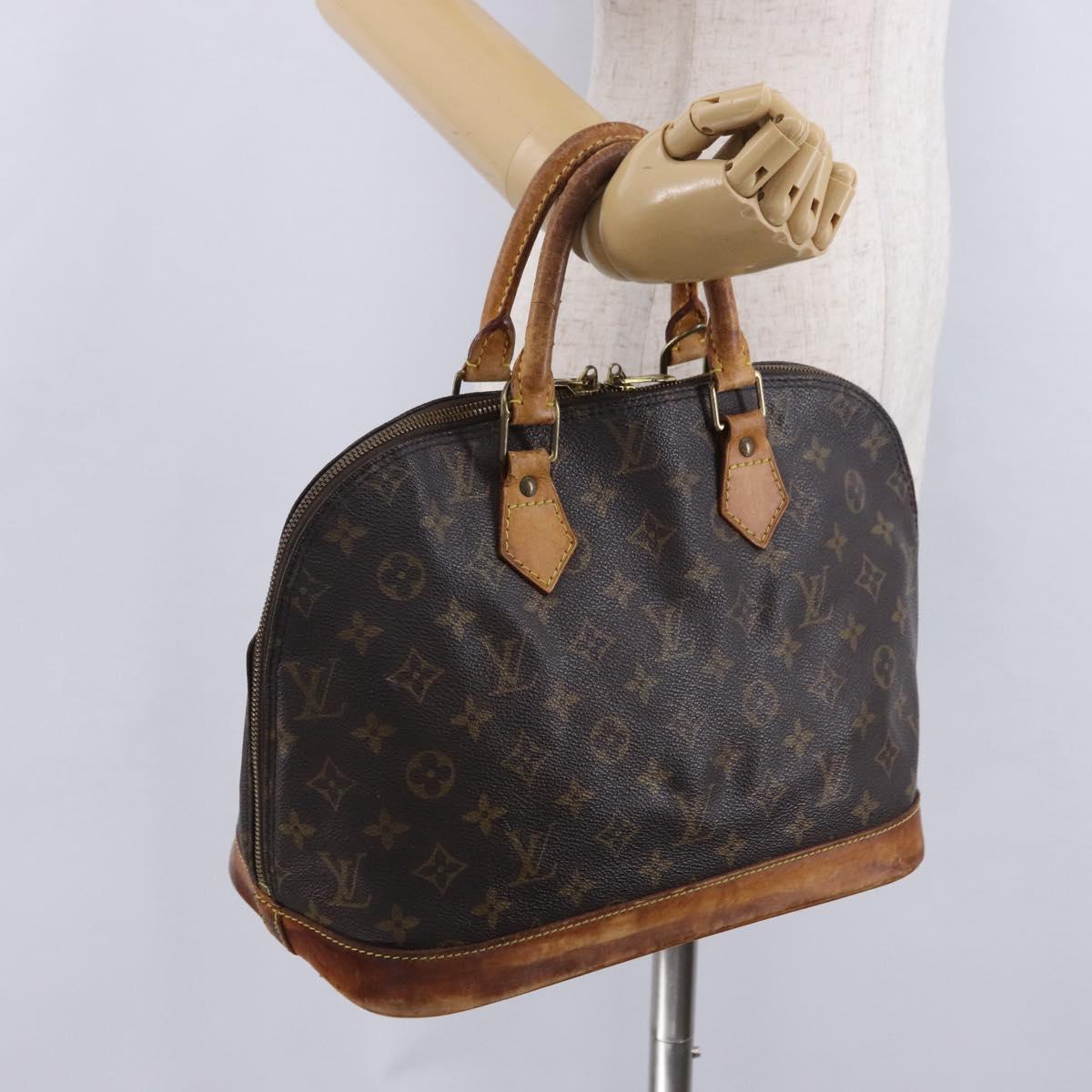 LOUIS VUITTON Monogram Alma Hand Bag M51130 LV Auth 198938