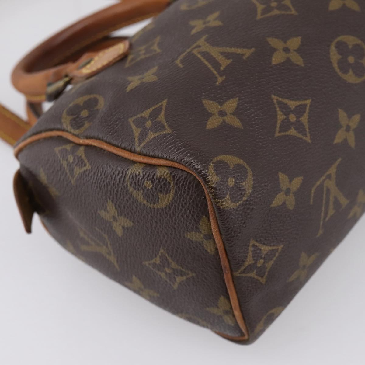 LOUIS VUITTON Monogram Mini Speedy Bandouliere Japon 88 M99014 LV Auth 198939
