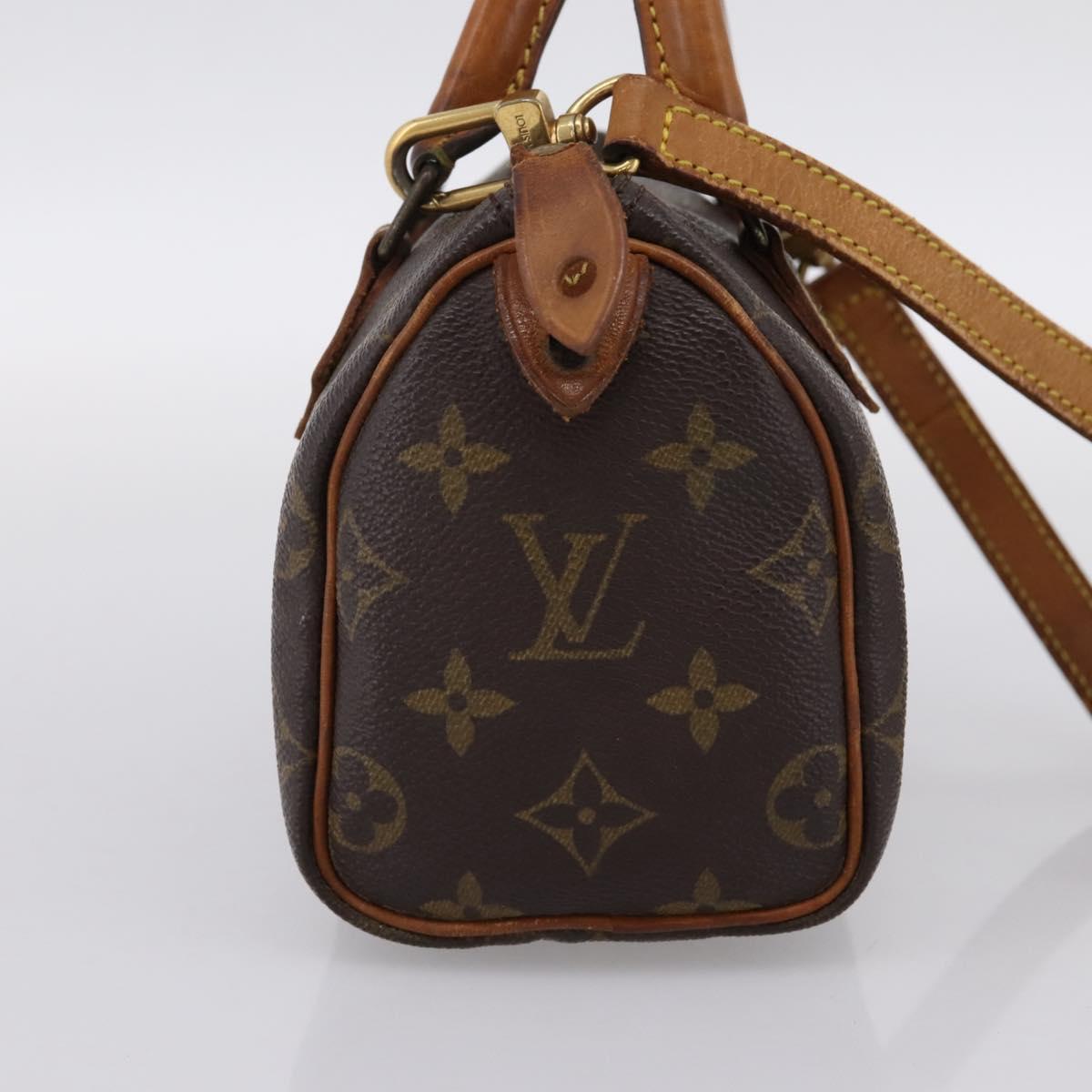 LOUIS VUITTON Monogram Mini Speedy Bandouliere Japon 88 M99014 LV Auth 198939