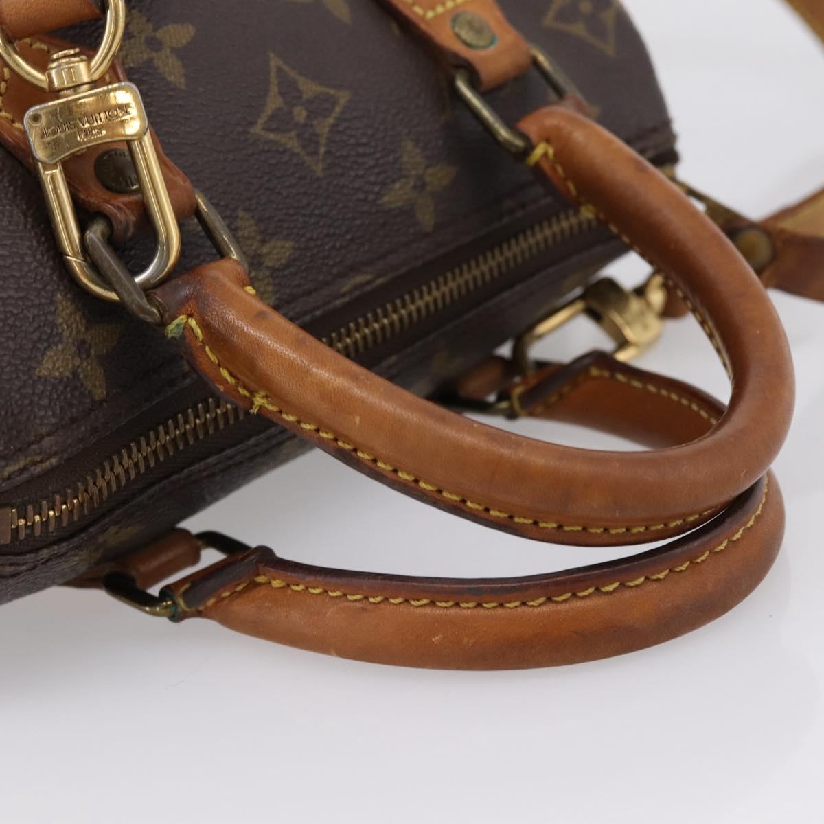 LOUIS VUITTON Monogram Mini Speedy Bandouliere Japon 88 M99014 LV Auth 198939