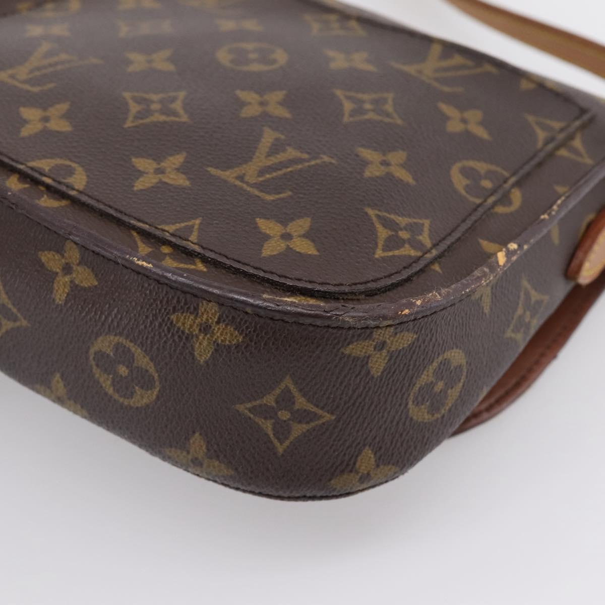 LOUIS VUITTON Monogram Saint Cloud MM Shoulder Bag M51243 LV Auth 198940