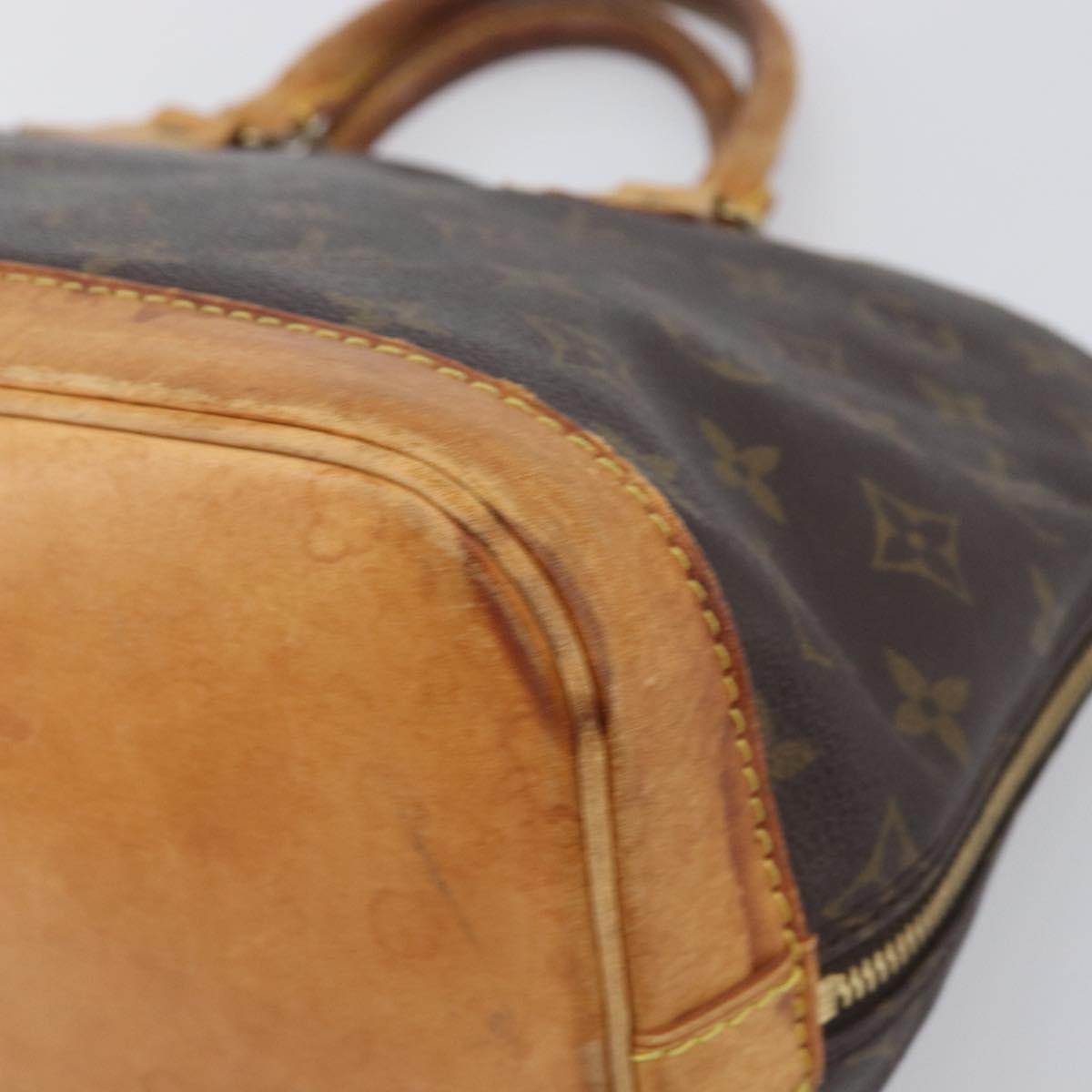LOUIS VUITTON Monogram Alma Hand Bag M51130 LV Auth 198947