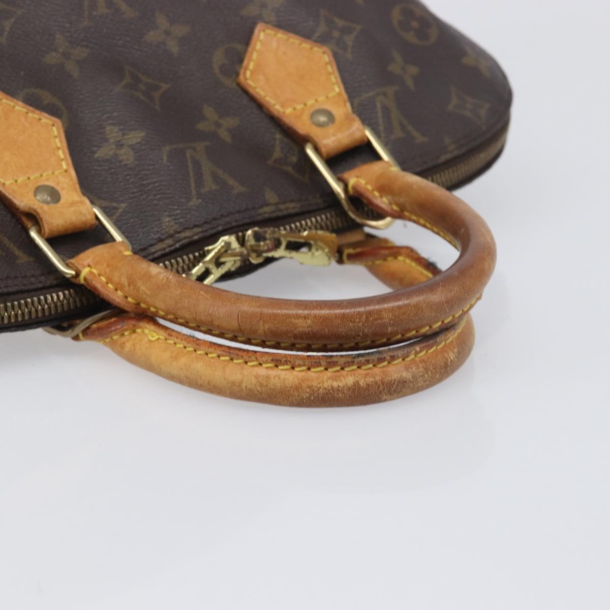 LOUIS VUITTON Monogram Alma Hand Bag M51130 LV Auth 198947