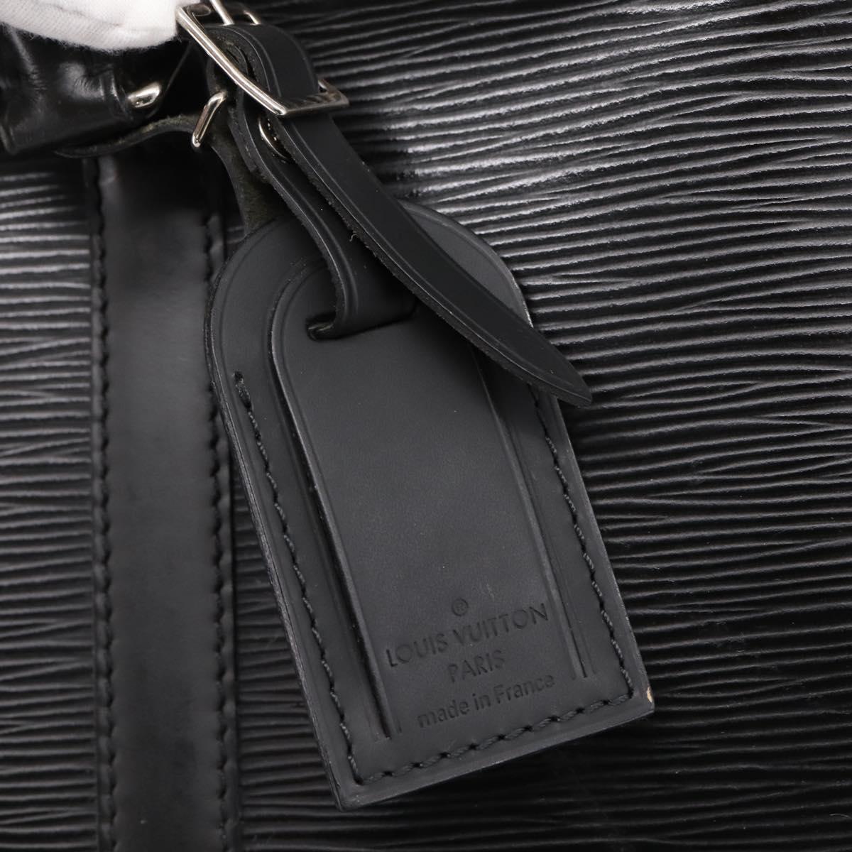 LOUIS VUITTON Epi Porte Documents Voyage Business Bag Black M54472 Auth 198948
