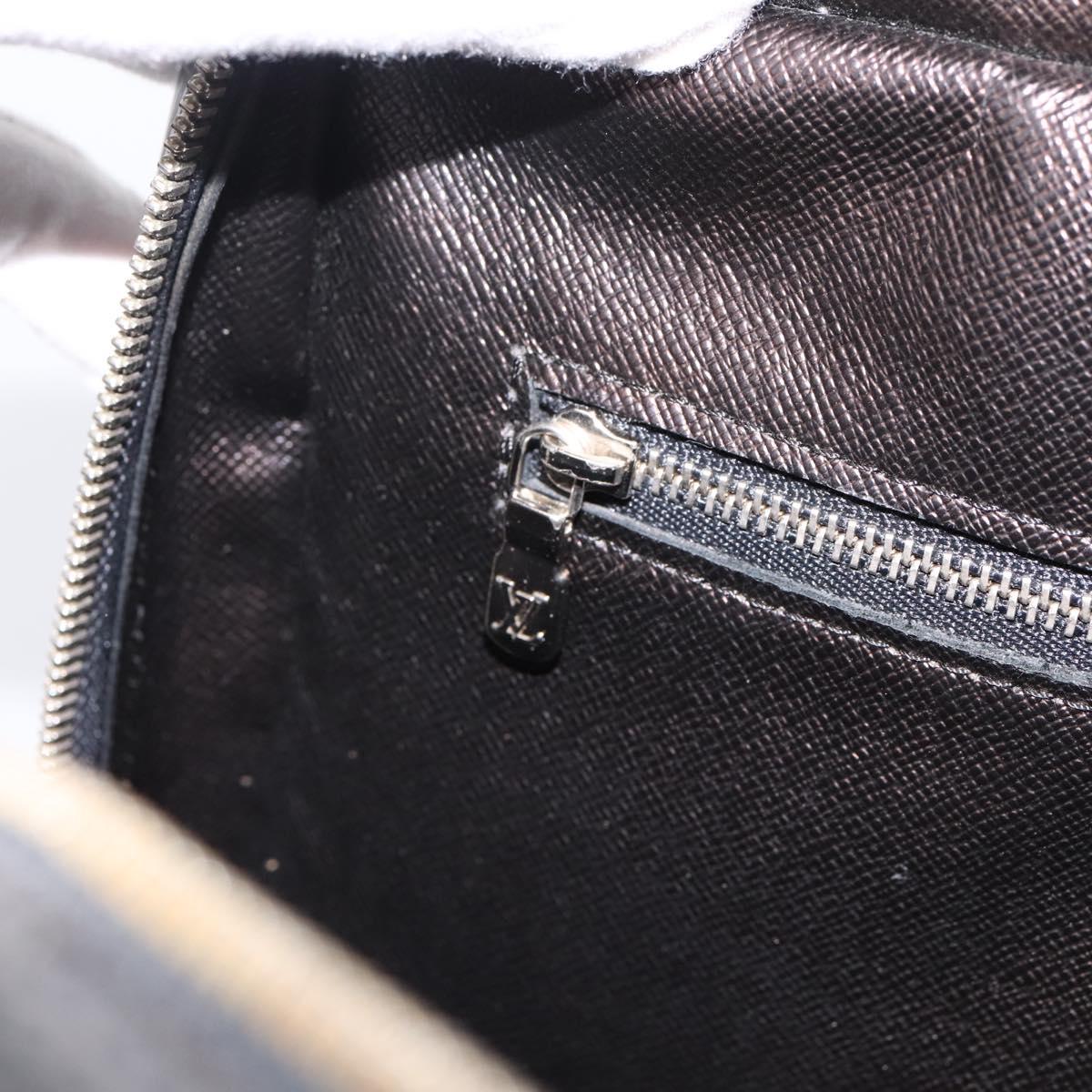 LOUIS VUITTON Epi Porte Documents Voyage Business Bag Black M54472 Auth 198948