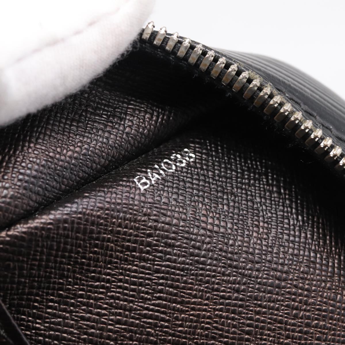 LOUIS VUITTON Epi Porte Documents Voyage Business Bag Black M54472 Auth 198948