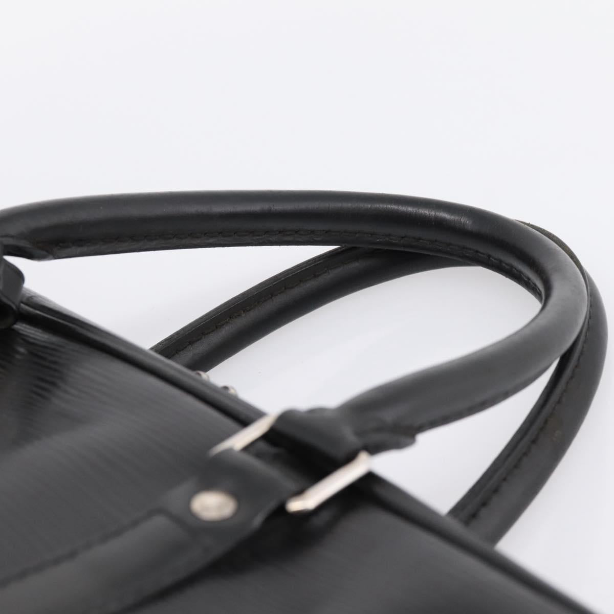 LOUIS VUITTON Epi Porte Documents Voyage Business Bag Black M54472 Auth 198948