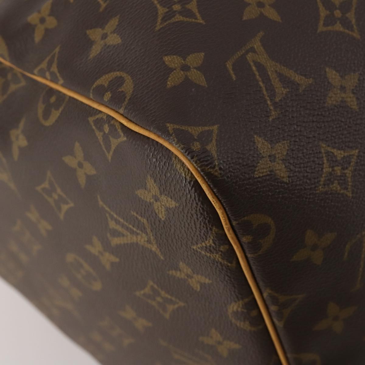 LOUIS VUITTON Monogram Keepall 55 Boston Bag M41424 LV Auth 198952A
