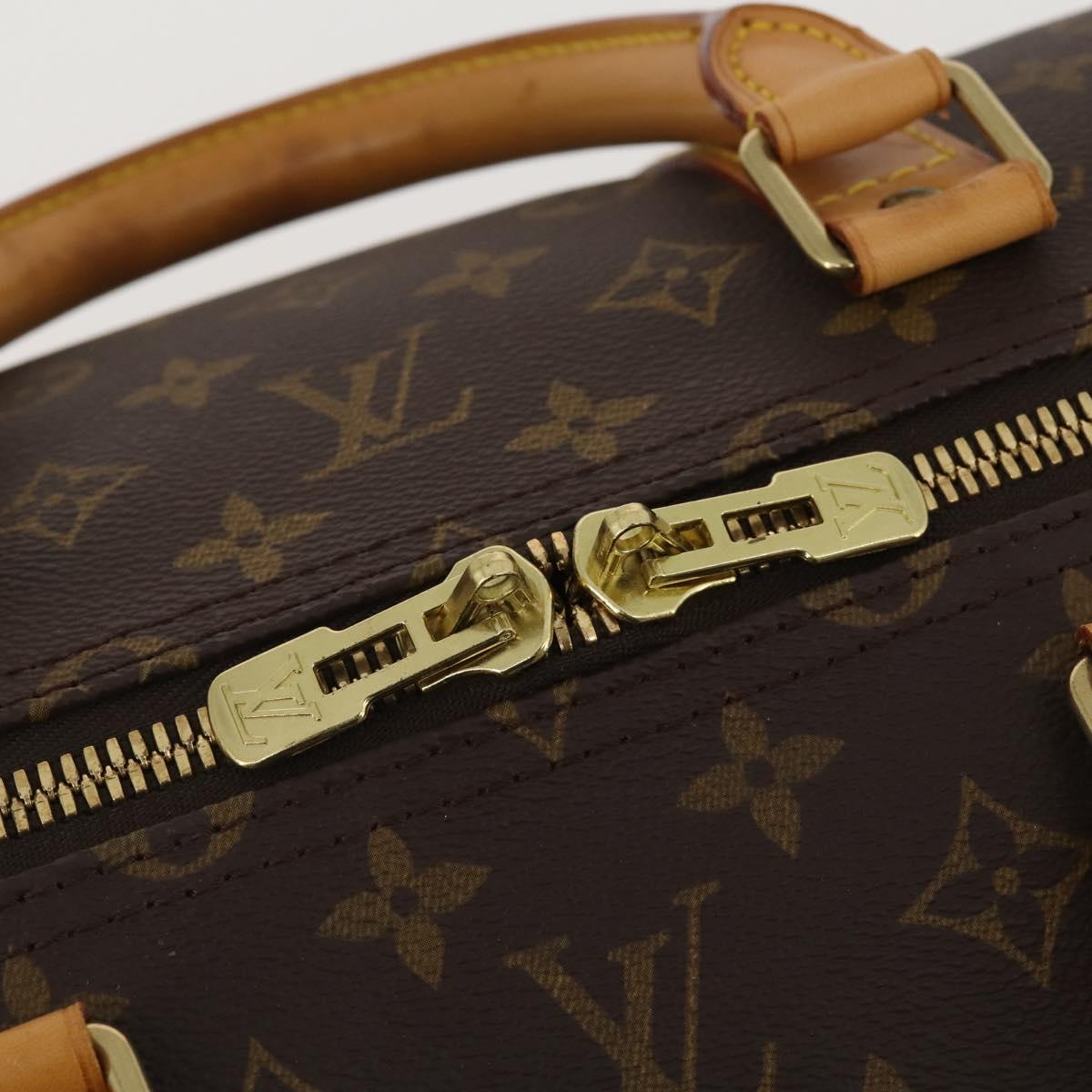 LOUIS VUITTON Monogram Keepall 55 Boston Bag M41424 LV Auth 198952A