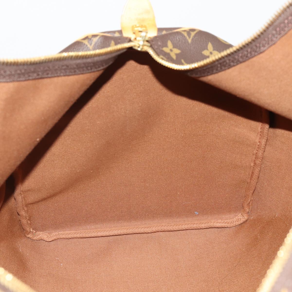 LOUIS VUITTON Monogram Keepall 55 Boston Bag M41424 LV Auth 198952A