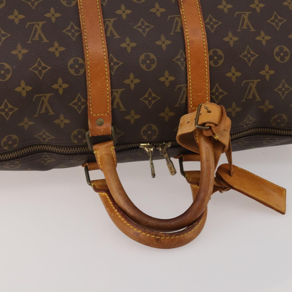 LOUIS VUITTON Monogram Keepall 45 Boston Bag M41428 LV Auth 198953