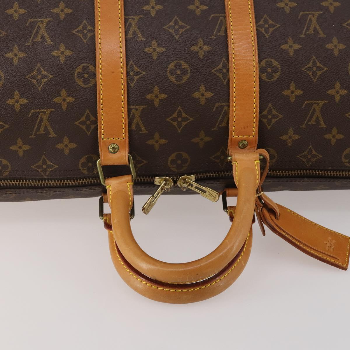 LOUIS VUITTON Monogram Keepall 45 Boston Bag M41428 LV Auth 198954