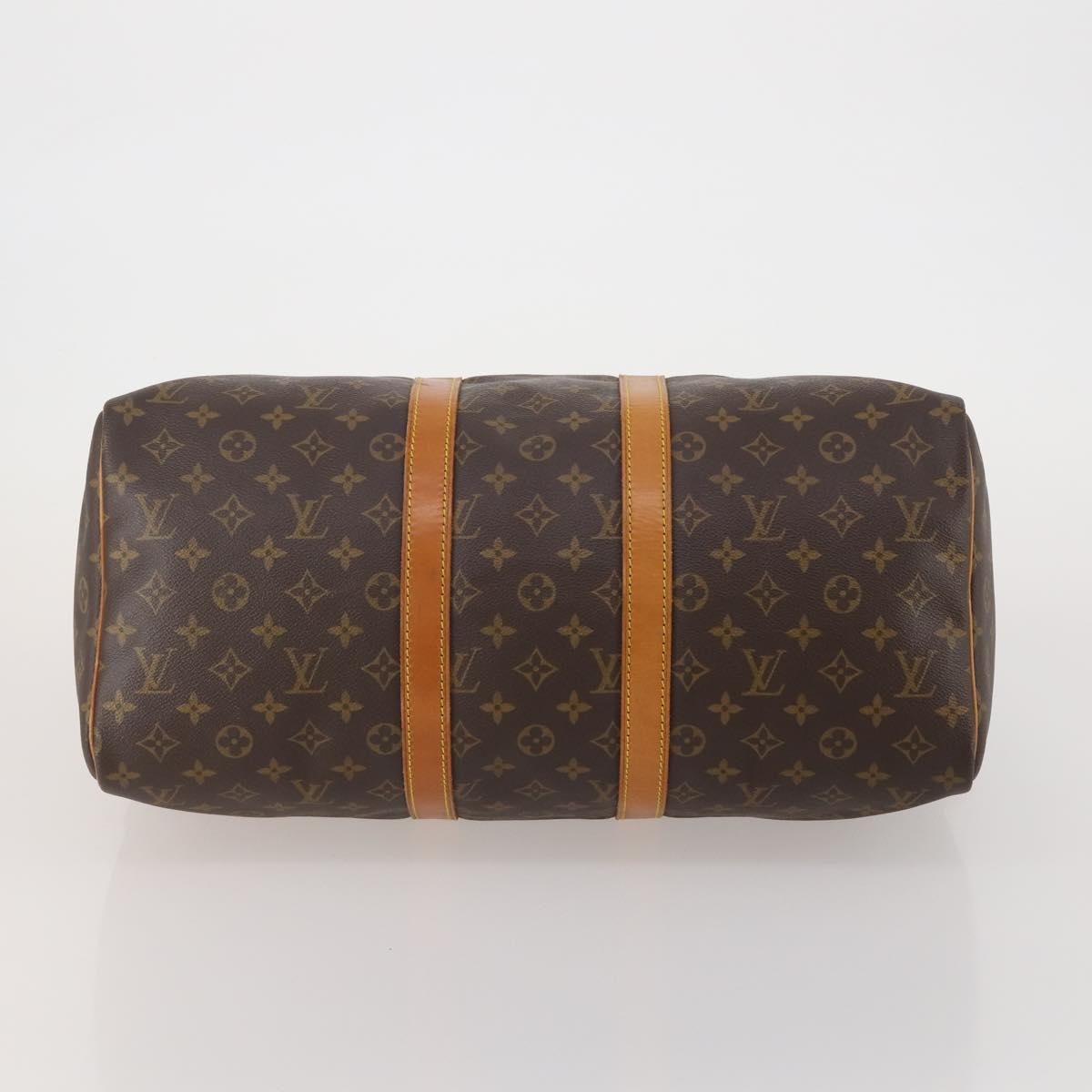 LOUIS VUITTON Monogram Keepall 45 Boston Bag M41428 LV Auth 198954