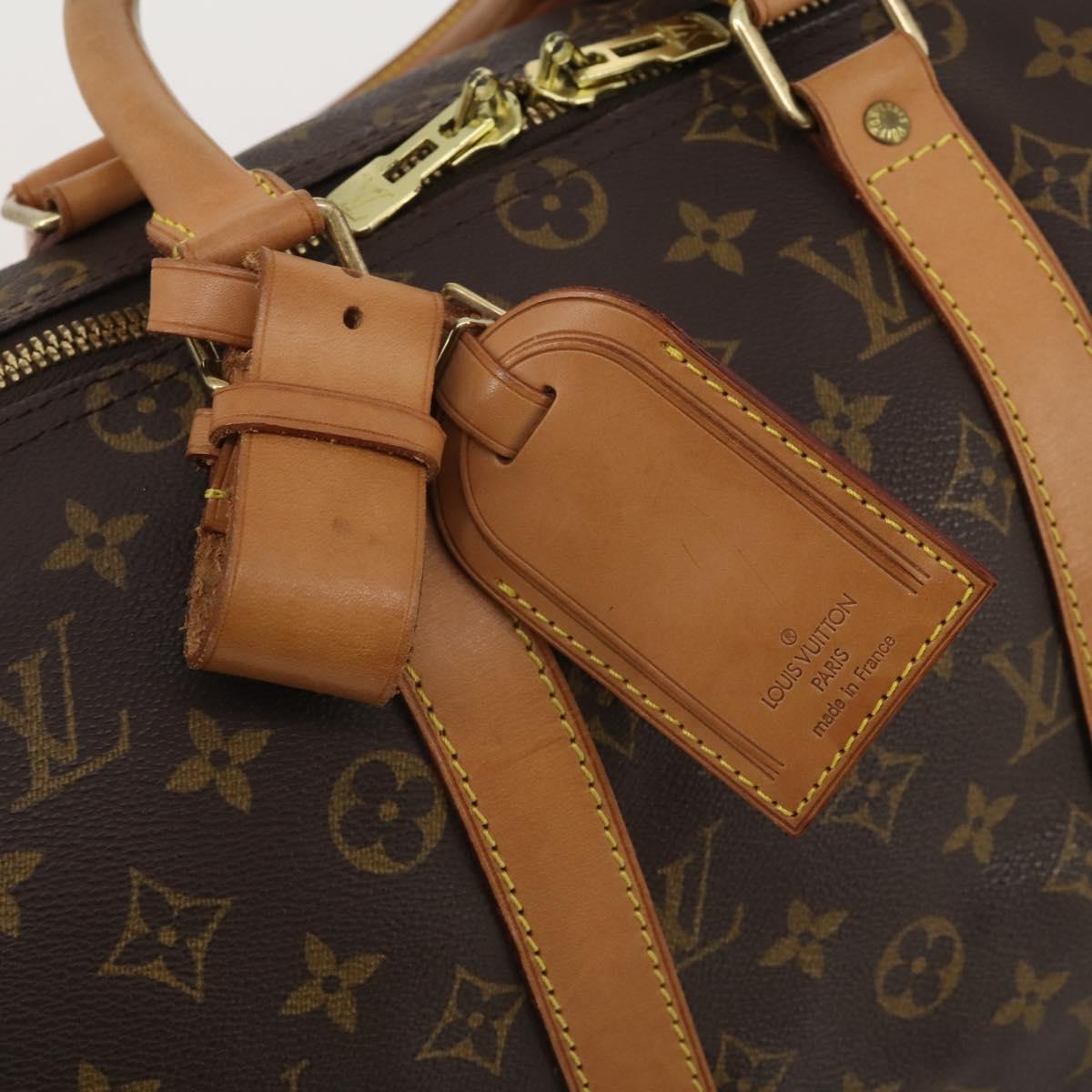LOUIS VUITTON Monogram Keepall 45 Boston Bag M41428 LV Auth 198955A