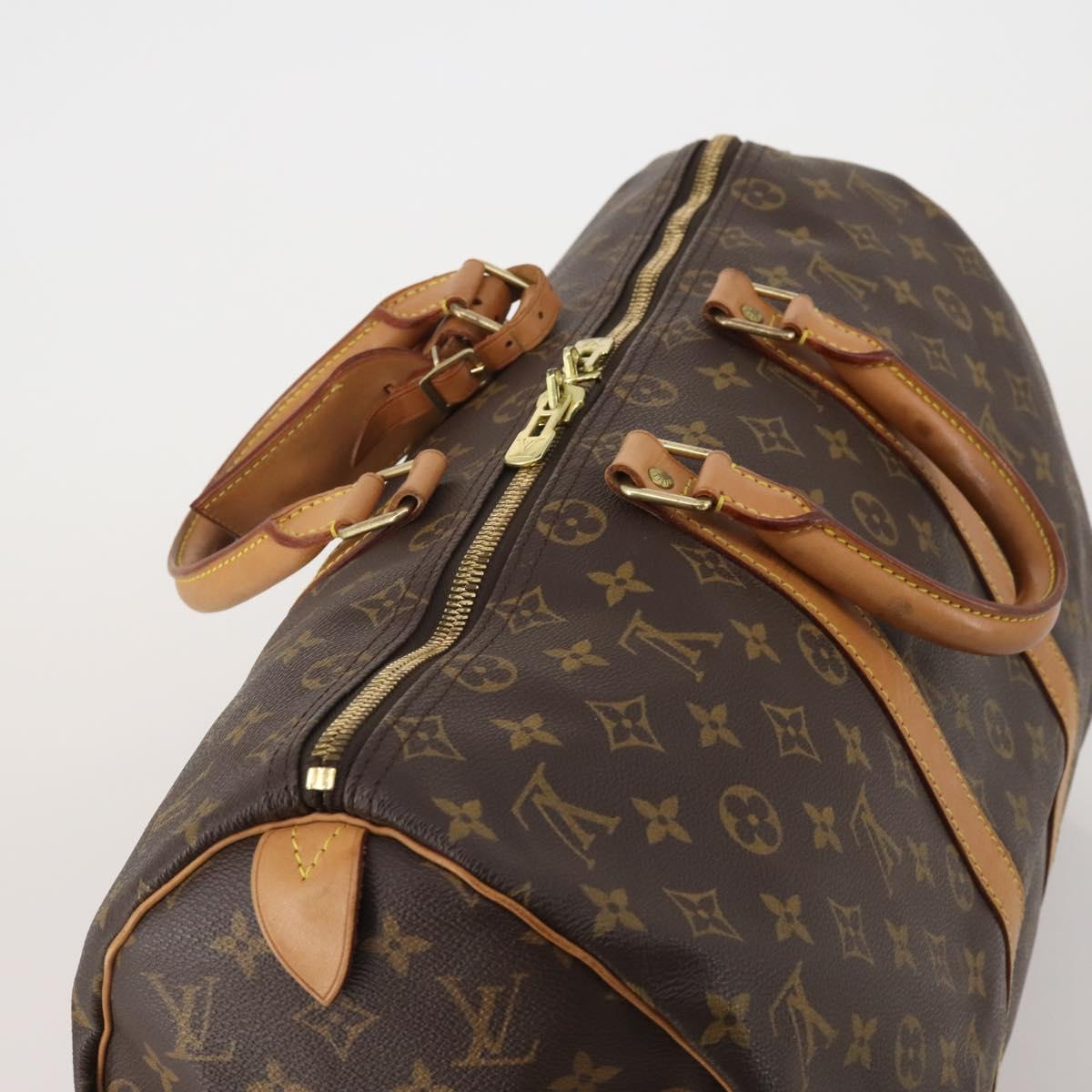 LOUIS VUITTON Monogram Keepall 45 Boston Bag M41428 LV Auth 198955A