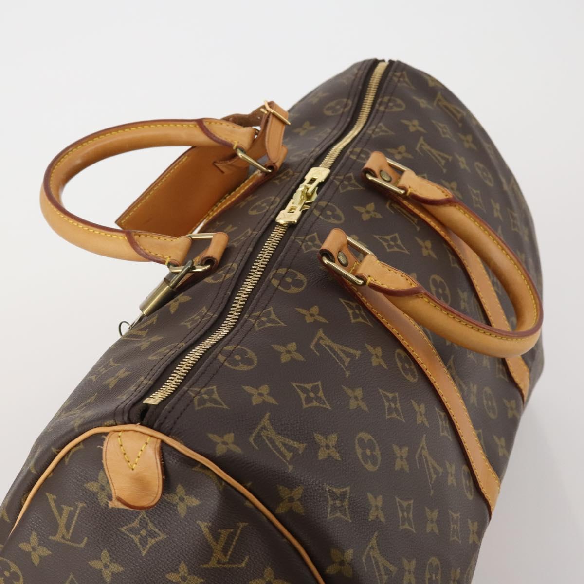 LOUIS VUITTON Monogram Keepall 45 Boston Bag M41428 LV Auth 198956A