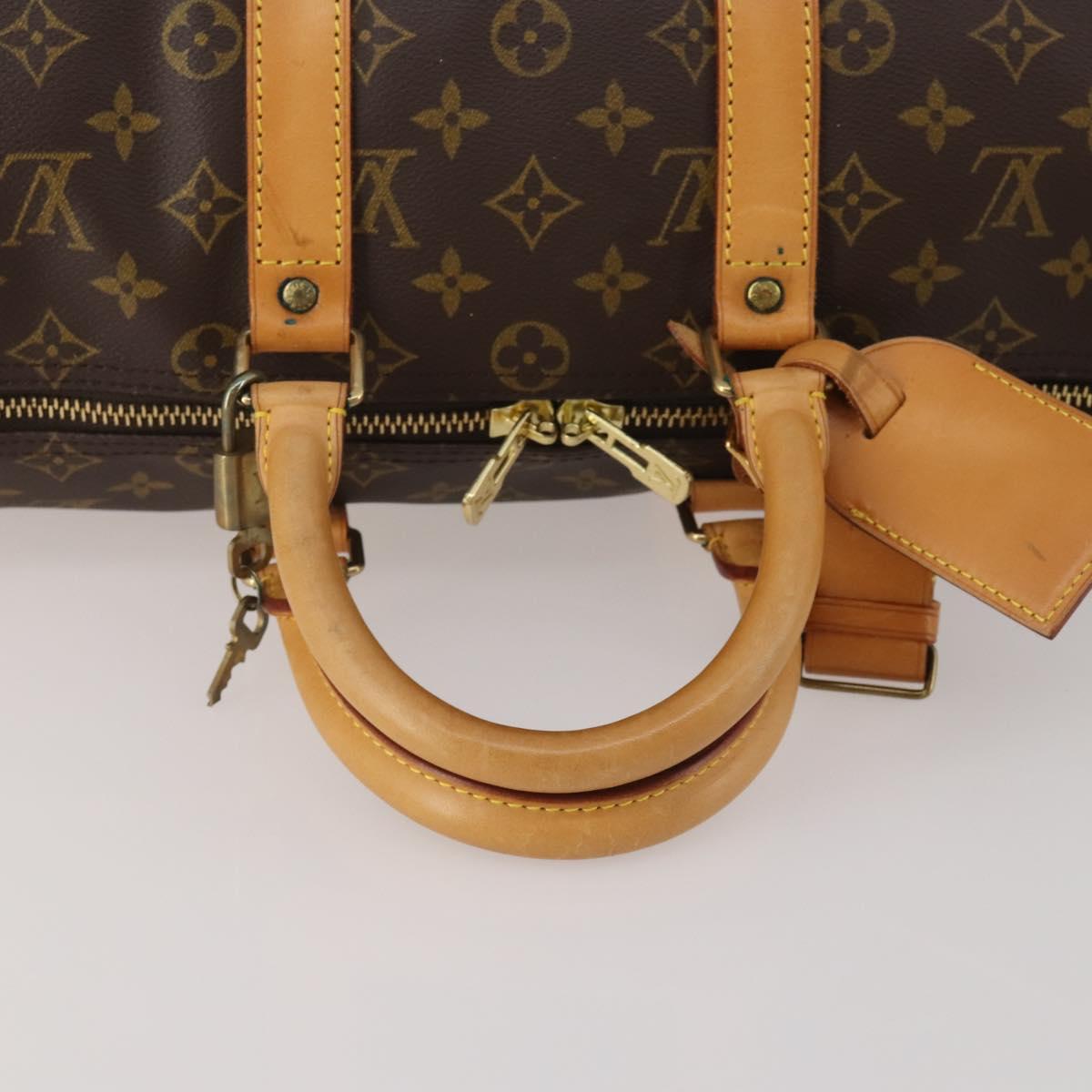 LOUIS VUITTON Monogram Keepall 45 Boston Bag M41428 LV Auth 198956A