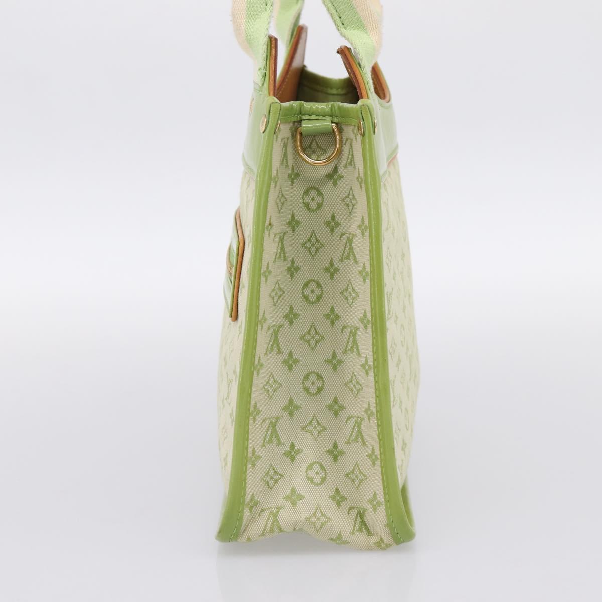 LOUIS VUITTON Monogram Mini Suck Catlin Bag Almond Green M92931 LV Auth 198957A