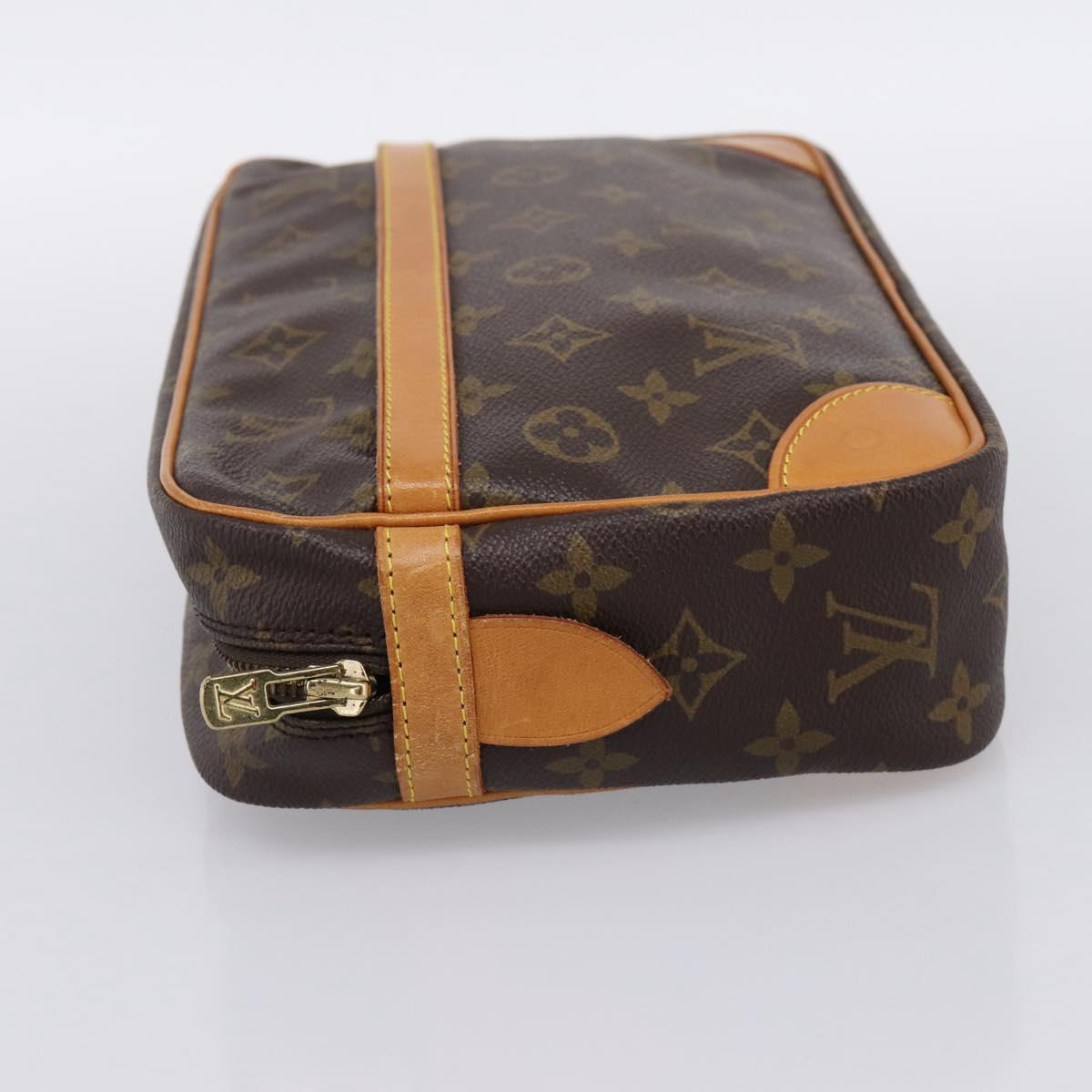 LOUIS VUITTON Monogram Compiegne 28 Clutch Bag M51845 LV Auth 198963