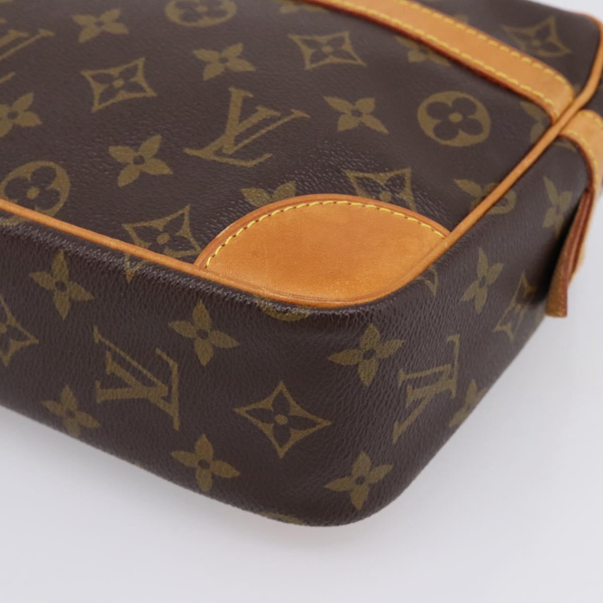 LOUIS VUITTON Monogram Compiegne 28 Clutch Bag M51845 LV Auth 198963