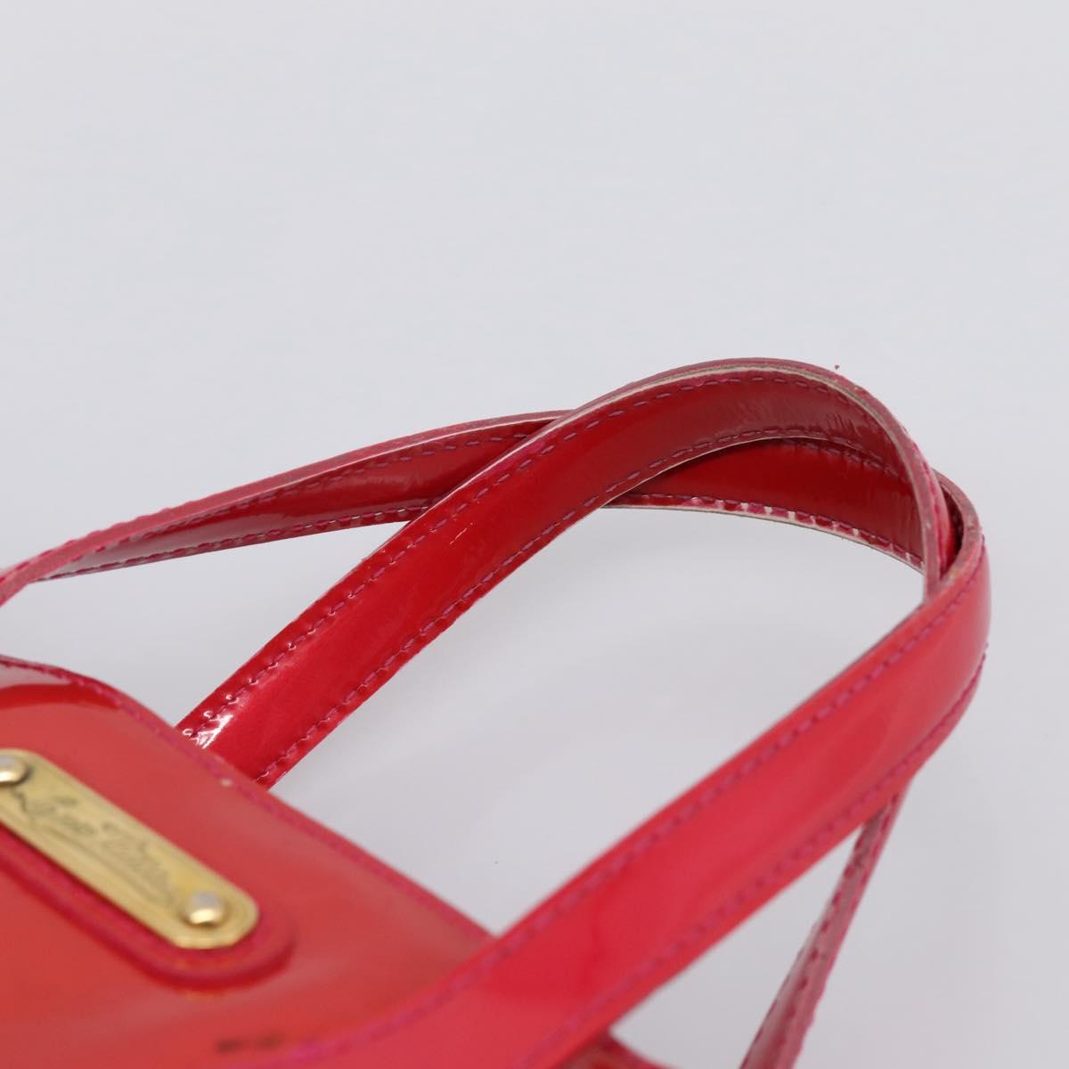 LOUIS VUITTON Monogram Vernis Wilshire PM Hand Bag Rose Pop M93643 Auth 198966