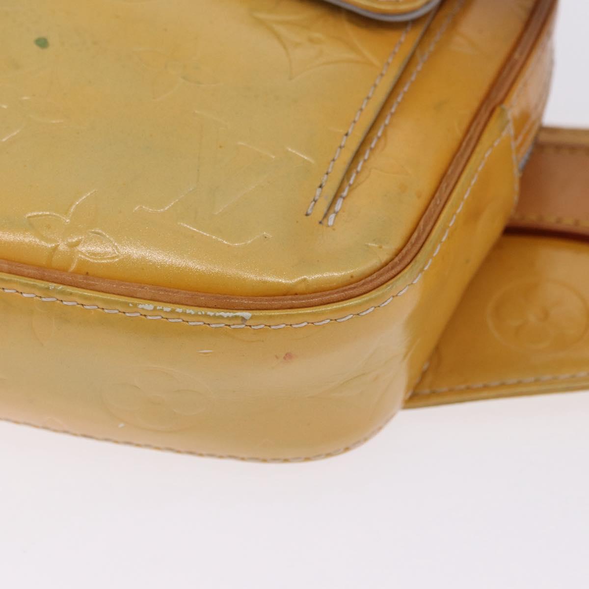 LOUIS VUITTON Monogram Vernis Fulton Waist Bag Gris M91041 LV Auth 198975