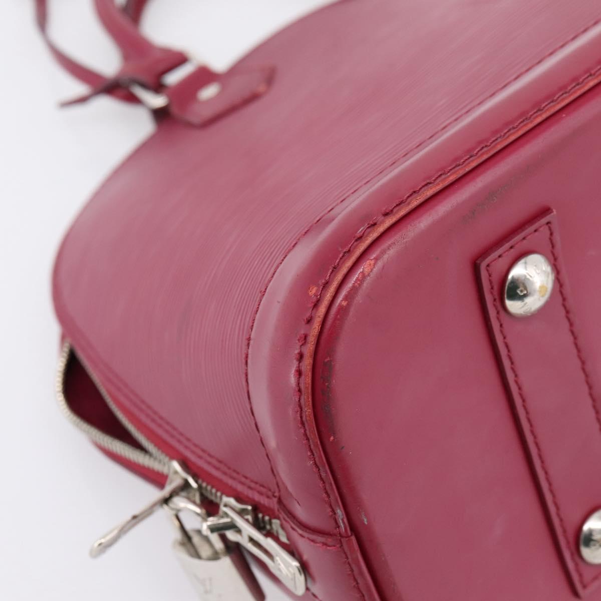 LOUIS VUITTON Epi Alma PM Hand Bag Fuchsia M40490 LV Auth 198976