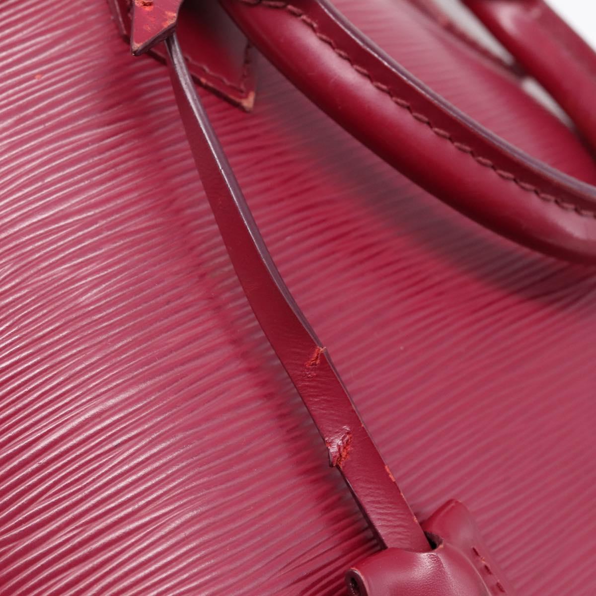 LOUIS VUITTON Epi Alma PM Hand Bag Fuchsia M40490 LV Auth 198976