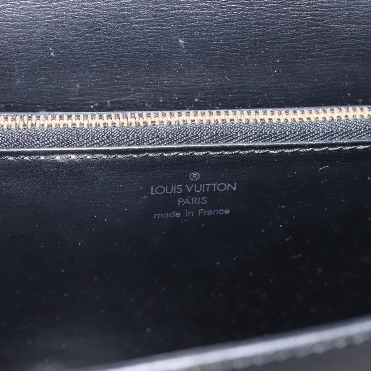 LOUIS VUITTON Epi Malesherbes Hand Bag Black M52372 LV Auth 198977