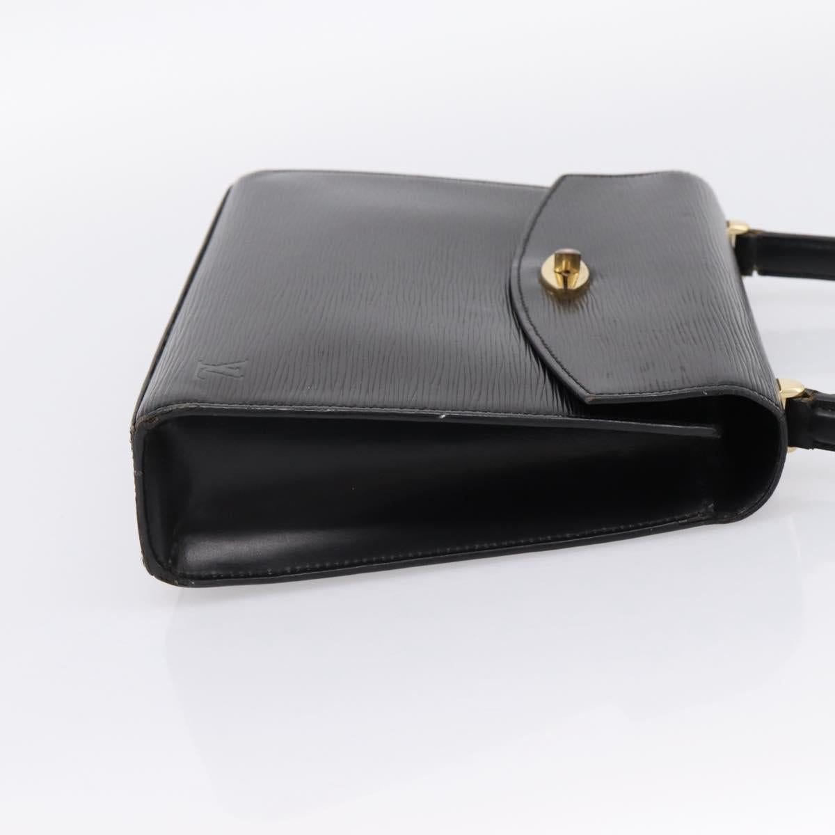 LOUIS VUITTON Epi Malesherbes Hand Bag Black M52372 LV Auth 198977