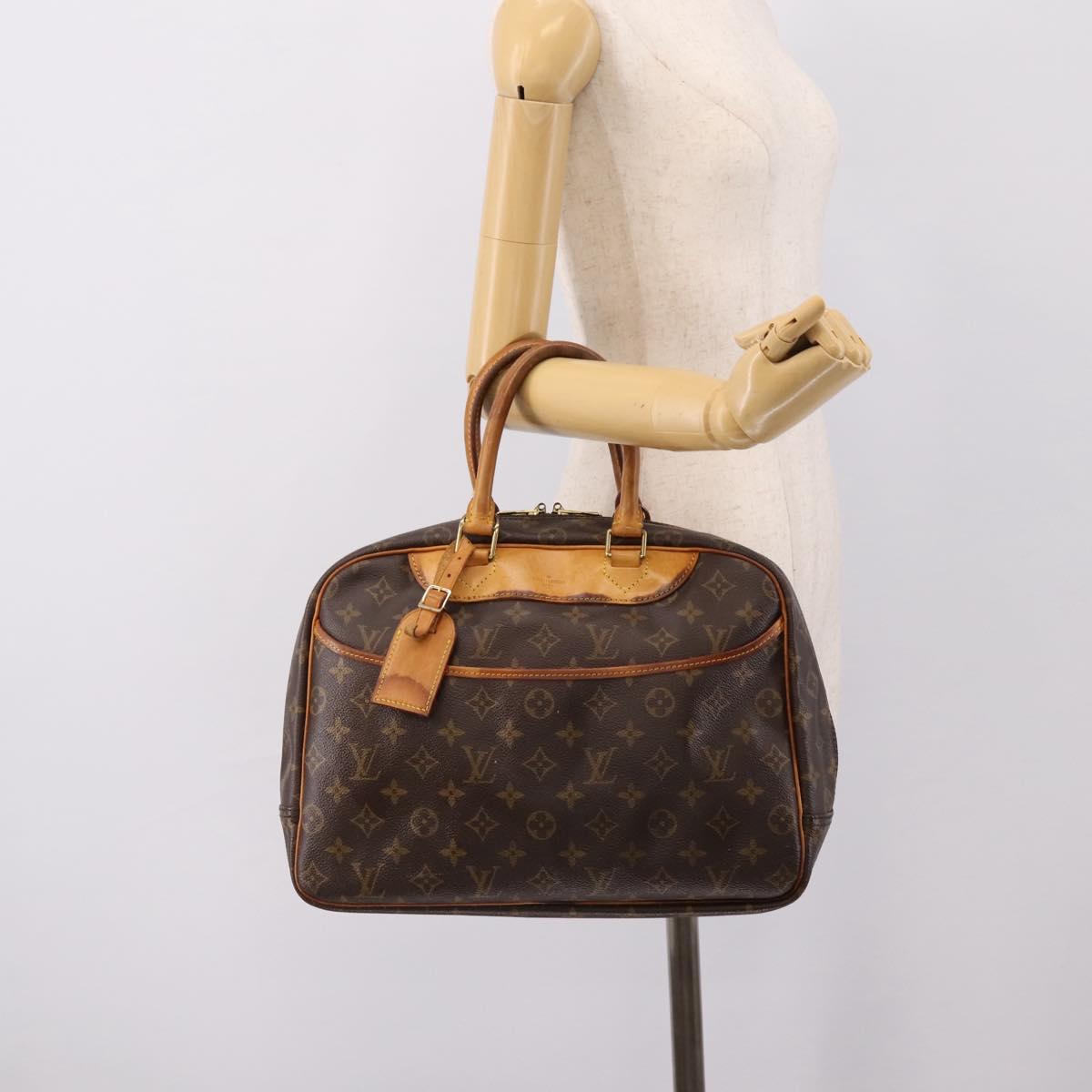 LOUIS VUITTON Monogram Deauville Hand Bag M47270 LV Auth 198981