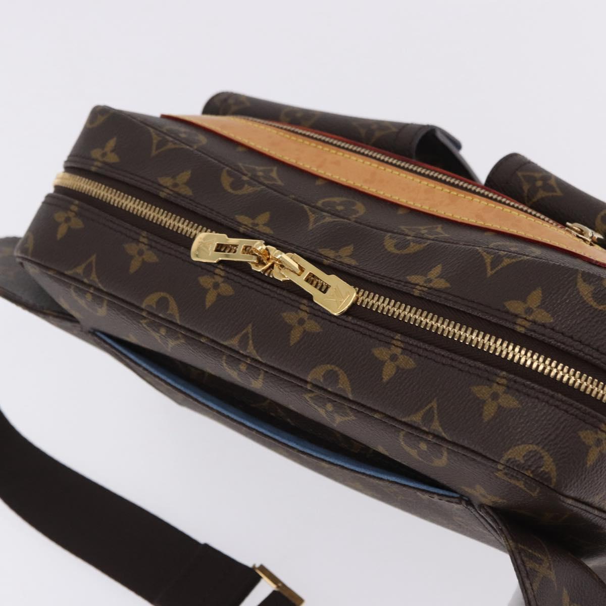 LOUIS VUITTON Monogram Hudson GM Shoulder Bag SPO M40045 LV Auth 198983SAV