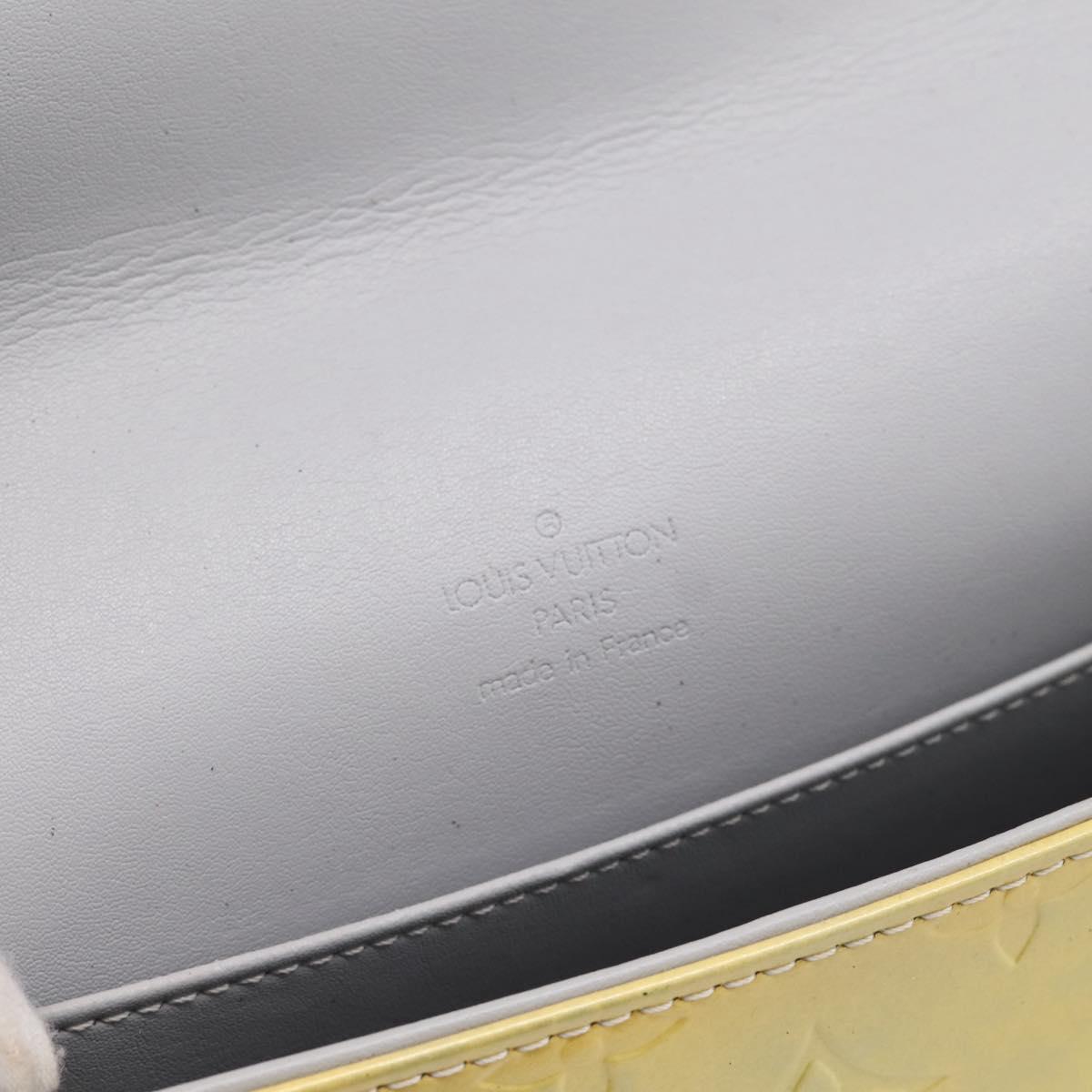 LOUIS VUITTON Monogram Vernis Thompson Street Bag Gris M91008 LV Auth 198985