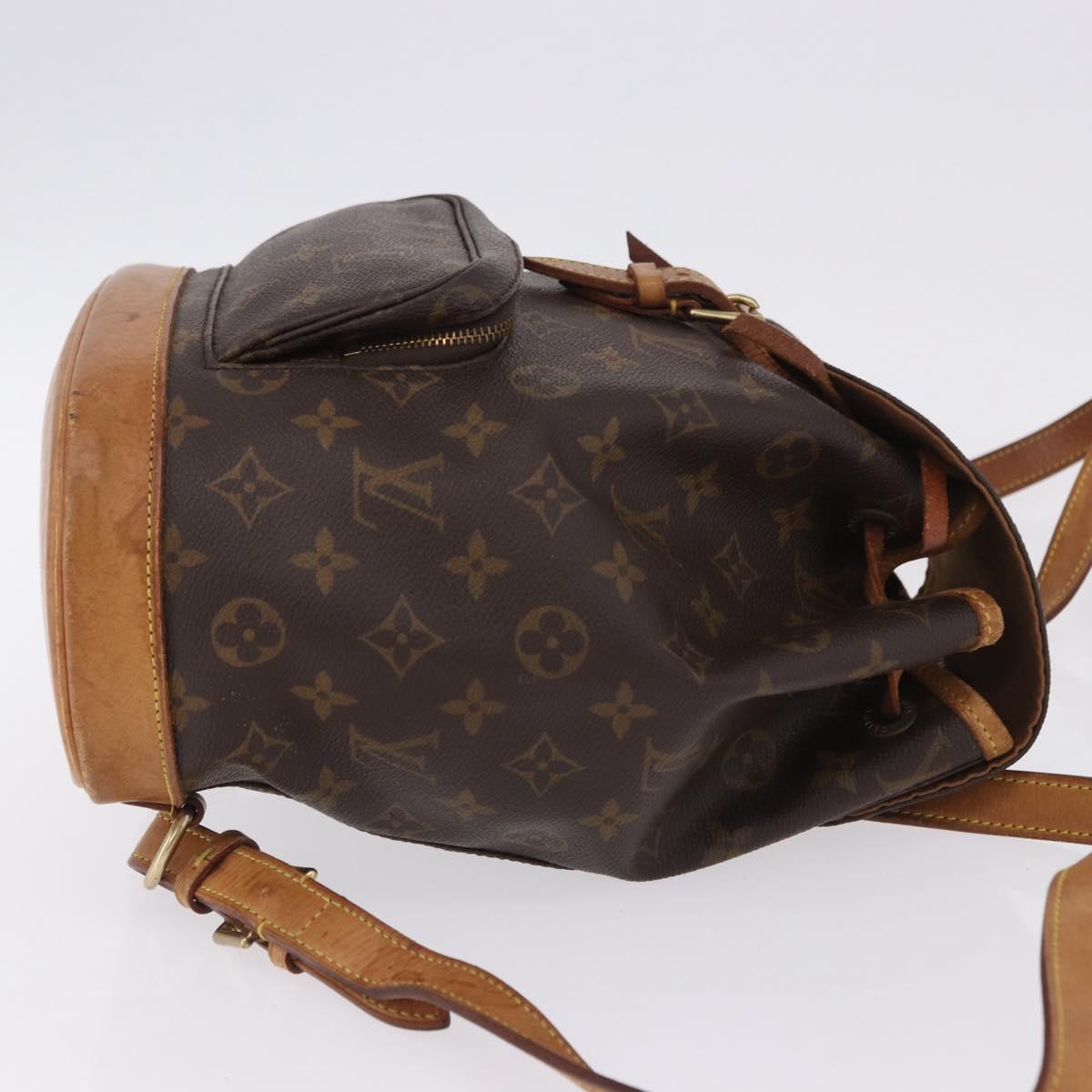 LOUIS VUITTON Monogram Montsouris MM Backpack M51136 LV Auth 198987
