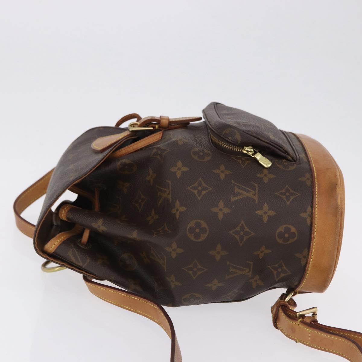 LOUIS VUITTON Monogram Montsouris MM Backpack M51136 LV Auth 198987