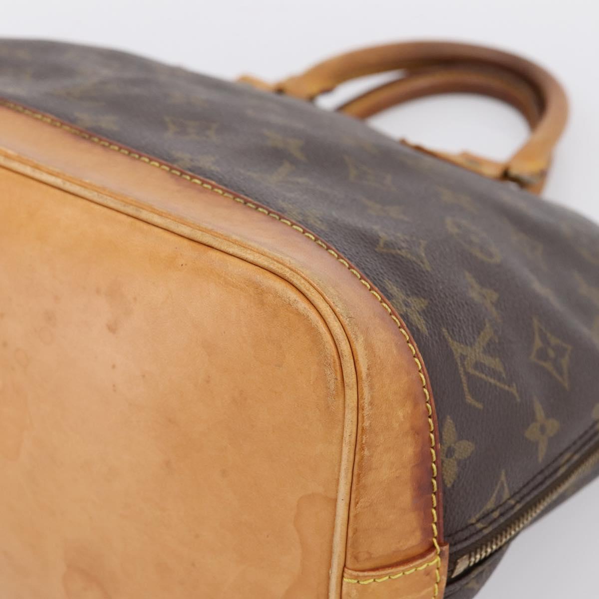 LOUIS VUITTON Monogram Alma Hand Bag M51130 LV Auth 198990